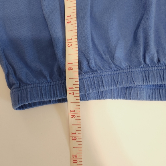 Truly Madly Deeply Blue Short Sleeve Crop Top - Picture 7 of 11